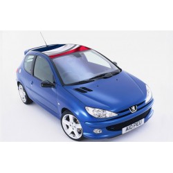 Стикер за таван Френско знаме -  Peugeot 206  Стикер за таван Френско знаме -  Peugeot 206