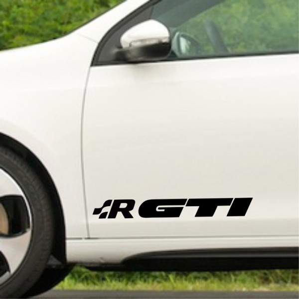 Golf R Sticker Works Стикер с лого на Volkswagen Golf R GTI - високо качествено автомобилно ...