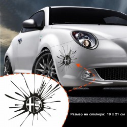 Стикер с петно за Alfa Romeo Стикер с петно за Alfa Romeo