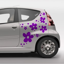 Ретро цветя и точки