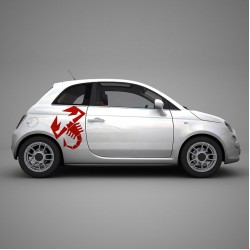 Стикер лого за Fiat 500 Abarth Стикер лого за Fiat 500 Abarth