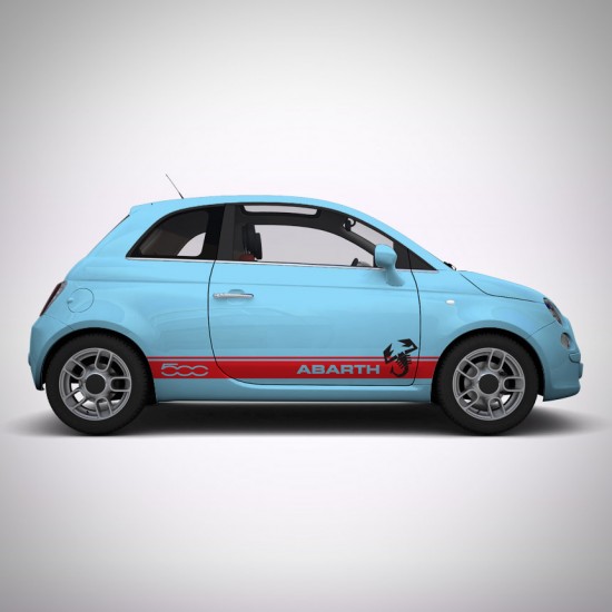 Стикери Fiat 500 Abarth 2