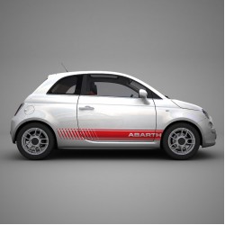 Стикери Fiat 500 Abarth 3 Стикери Fiat 500 Abarth 3