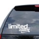 Стикер за кола Limited edition