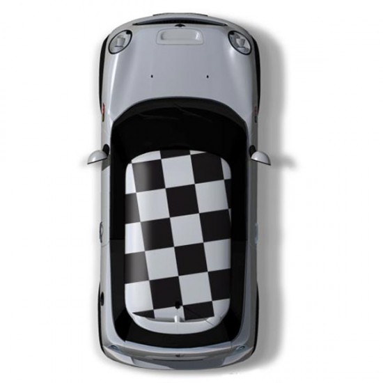 Стикери на квадрати за таван на Mini Cooper Стикери на квадрати за таван на Mini Cooper