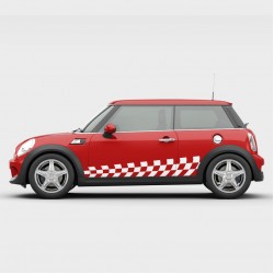 Класически рейсинг стикери за Mini Cooper Класически рейсинг стикери за Mini Cooper
