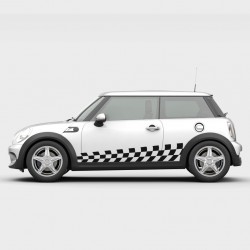 Класически рейсинг стикери за Mini Cooper Класически рейсинг стикери за Mini Cooper