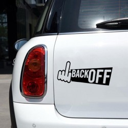 Надпис Back OFF Надпис Back OFF