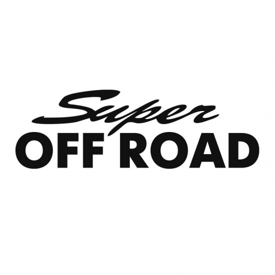 Надпис Super Off Road