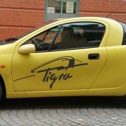 Стикер за Opel Tigra Стикер за Opel Tigra