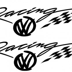 Racing стикери за VW Racing стикери за VW