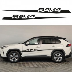Ленти с лого на Toyota RAW4 Ленти с лого на Toyota RAW4