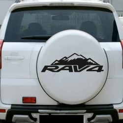 Стикер за резервна гума на Toyota RAV4 Стикер за резервна гума на Toyota RAV4