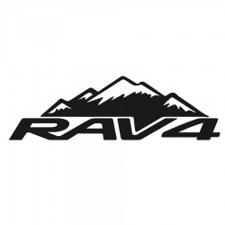 Стикер за резервна гума на Toyota RAV4 Стикер за резервна гума на Toyota RAV4