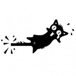 Стикер с котка Стикер с котка