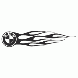 Лого BMW в пламъци