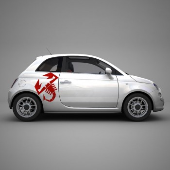 Стикер лого за Fiat 500 Abarth